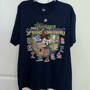 All new 2018 Florida Citrus league spring training MLB baseball T shirt L NWOT
